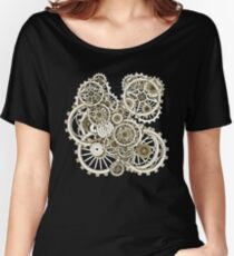Steampunk Gears on your Gear No.2 Vintage Style Steampunk T-Shirts Women's Relaxed Fit T-Shirt