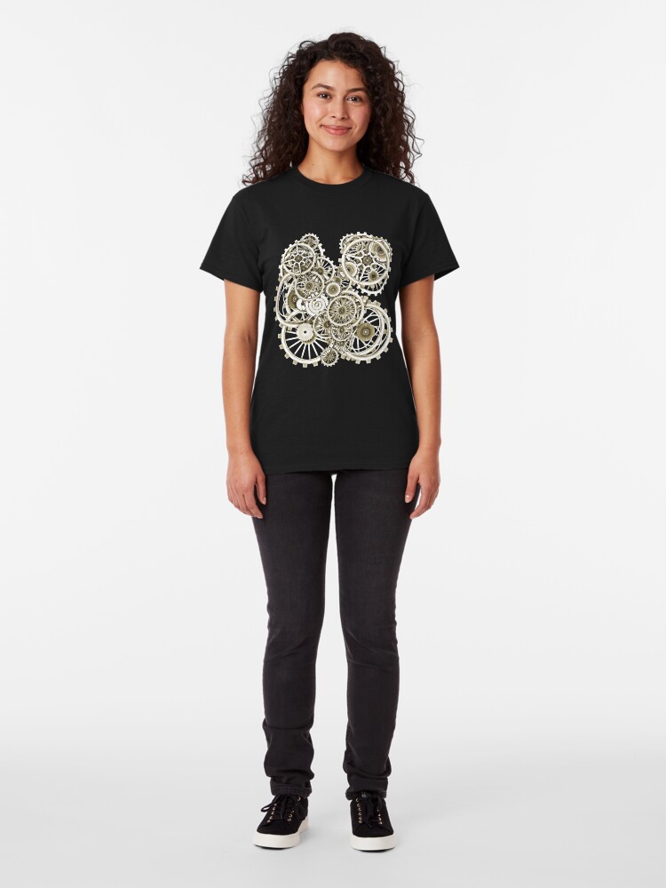 Alternate view of Steampunk Gears on your Gear No.2 Vintage Style Steampunk T-Shirts Classic T-Shirt