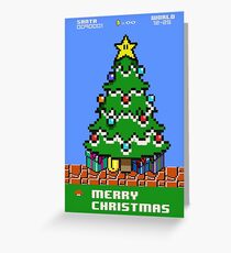 Merry 8-bit Christmas Greeting Card