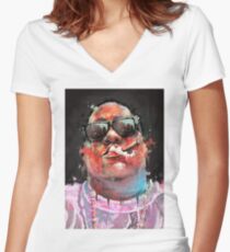 Camiseta entallada de cuello en V Biggie Smalls Notorious GRANDE