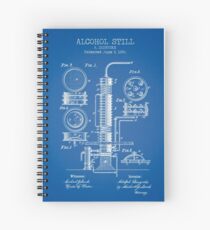 Alcohol Still Spiral Notebook