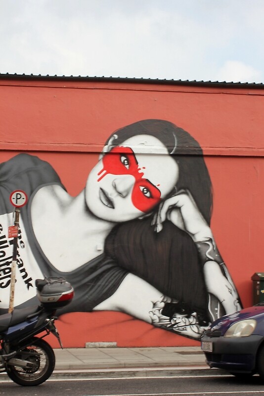 “Kato Mask Street art fred waters Cork” by Laura Faith | Redbubble