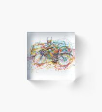 Bulls Biker Acrylic Block