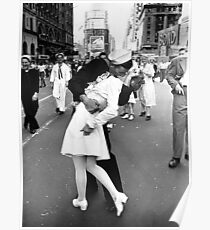 Kissing World War II Goodbye Poster