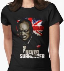 Allied Nations - Winston Churchill Women's Fitted T-Shirt