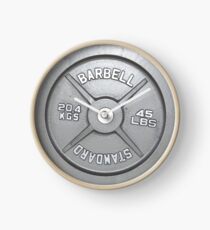 Barbell Plate Clock