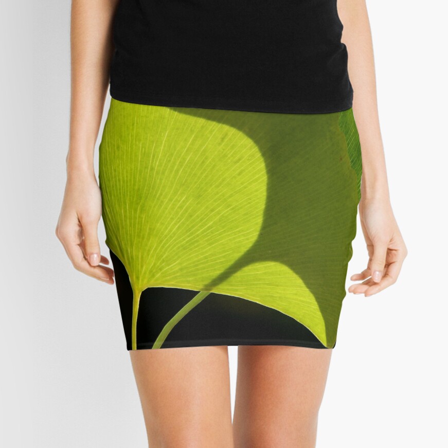 green pair Mini Skirt