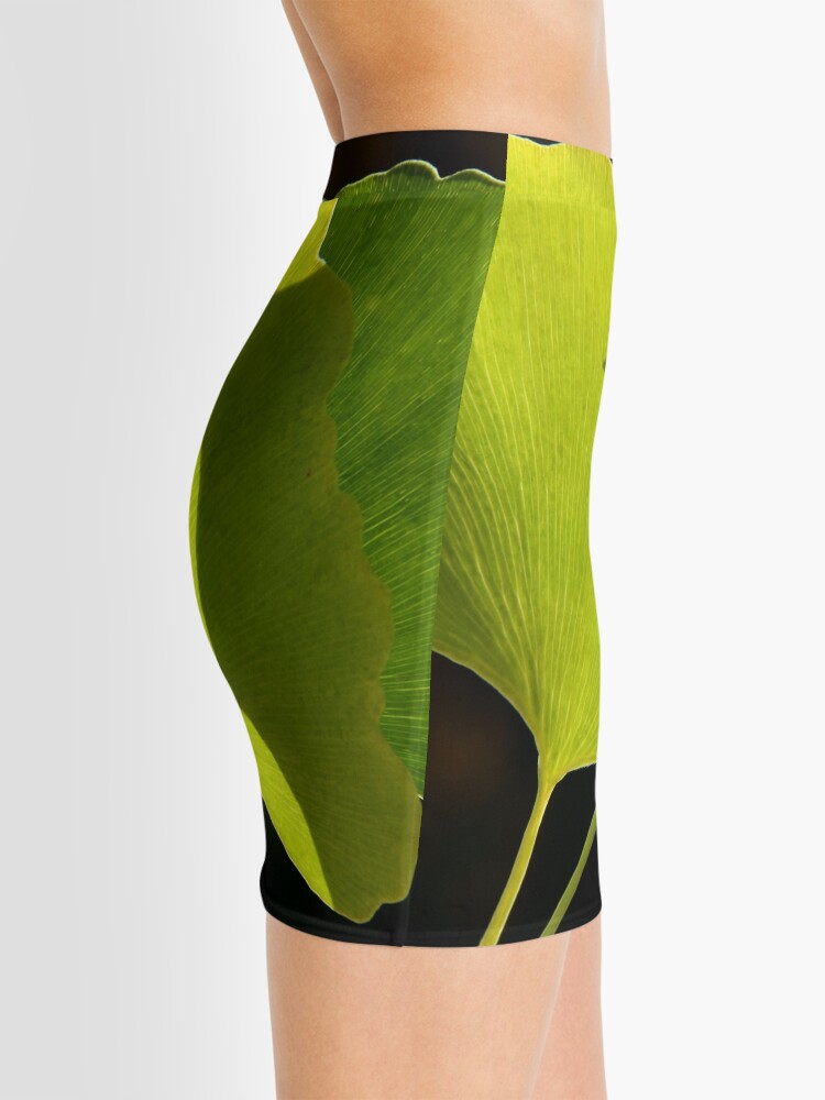 Alternate view of green pair Mini Skirt