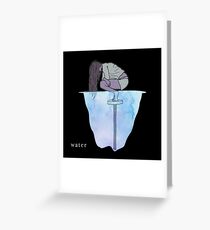 Water Greeting Card