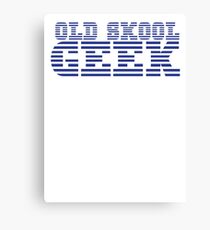 OLD SKOOL ibm GEEK Canvas Print