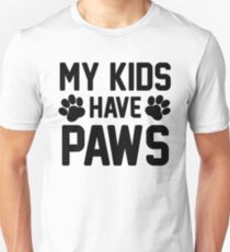 MEINE KINDER HABEN PFOTEN Slim Fit T-Shirt