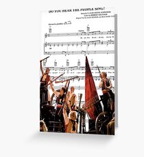 Tarjeta de felicitación ¿Oyes a la gente cantar? Les Miserables