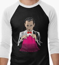 Stricken und Stricken Baseballshirt mit 3/4-Arm