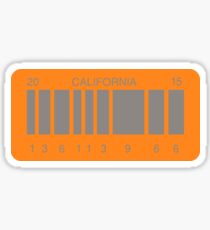 Back to the Future - 2015 License Plate Sticker