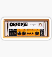 Orange color amp amplifier Sticker