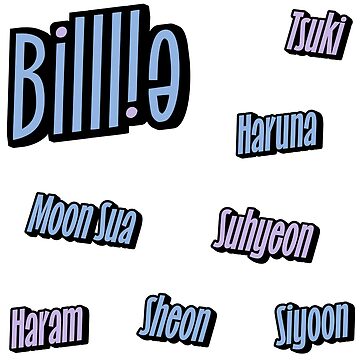 Billlie tsuki meme Sticker for Sale by AnaaHenning