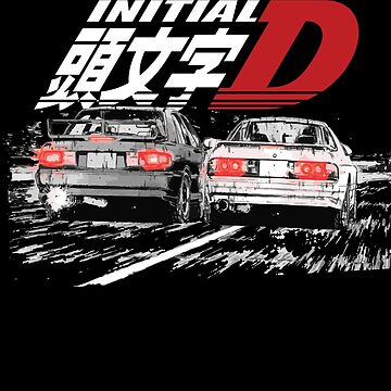 Initial D - Mountain Drift Racing Tandem AE86 vs FD rx-7 Essential T-Shirt  for Sale by cowtownCOWBOY