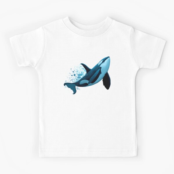 "The Dreamer" by Amber Marine ~ (Copyright 2015) orca art / killer whale digital painting Kids T-Shirt