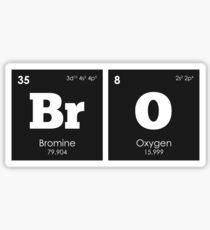 Chemistry - Periodic Table Elements: Bro Sticker