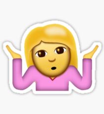 Girl "What?" Emoji Sticker