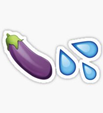 Sexting Eggplant Emoji Collection Sticker