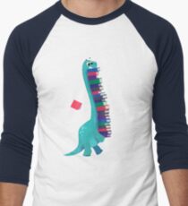 BOOK DINOSAURS 01 Men's Baseball ¾ T-Shirt
