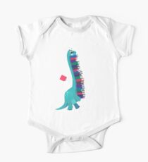 BOOK DINOSAURS 01 Short Sleeve Baby One-Piece