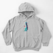 BOOK DINOSAURS 01 Kids Pullover Hoodie