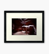 Sandfall Framed Print