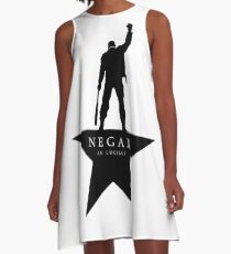 Negan Lucille mit Stern A-Linien Kleid