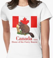Furry Canada Women's Fitted T-Shirt