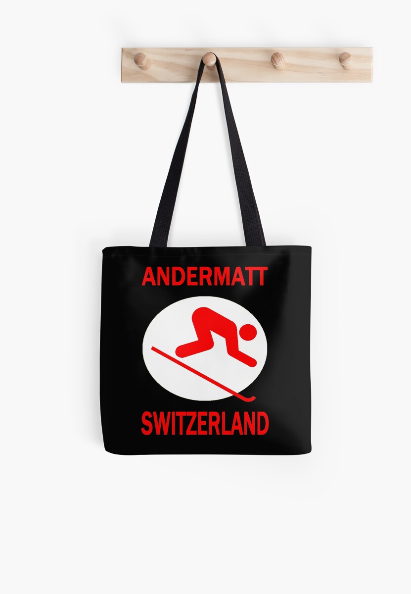 "ANDERMATTSWITZERLAND 2A" Tote Bag by IMPACTEES Redbubble