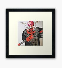 Darth Frieza Framed Print