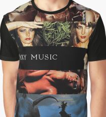 Roxy Music Albums Graphic T-Shirt