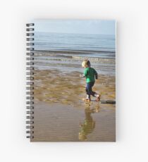 Shore run Spiral Notebook