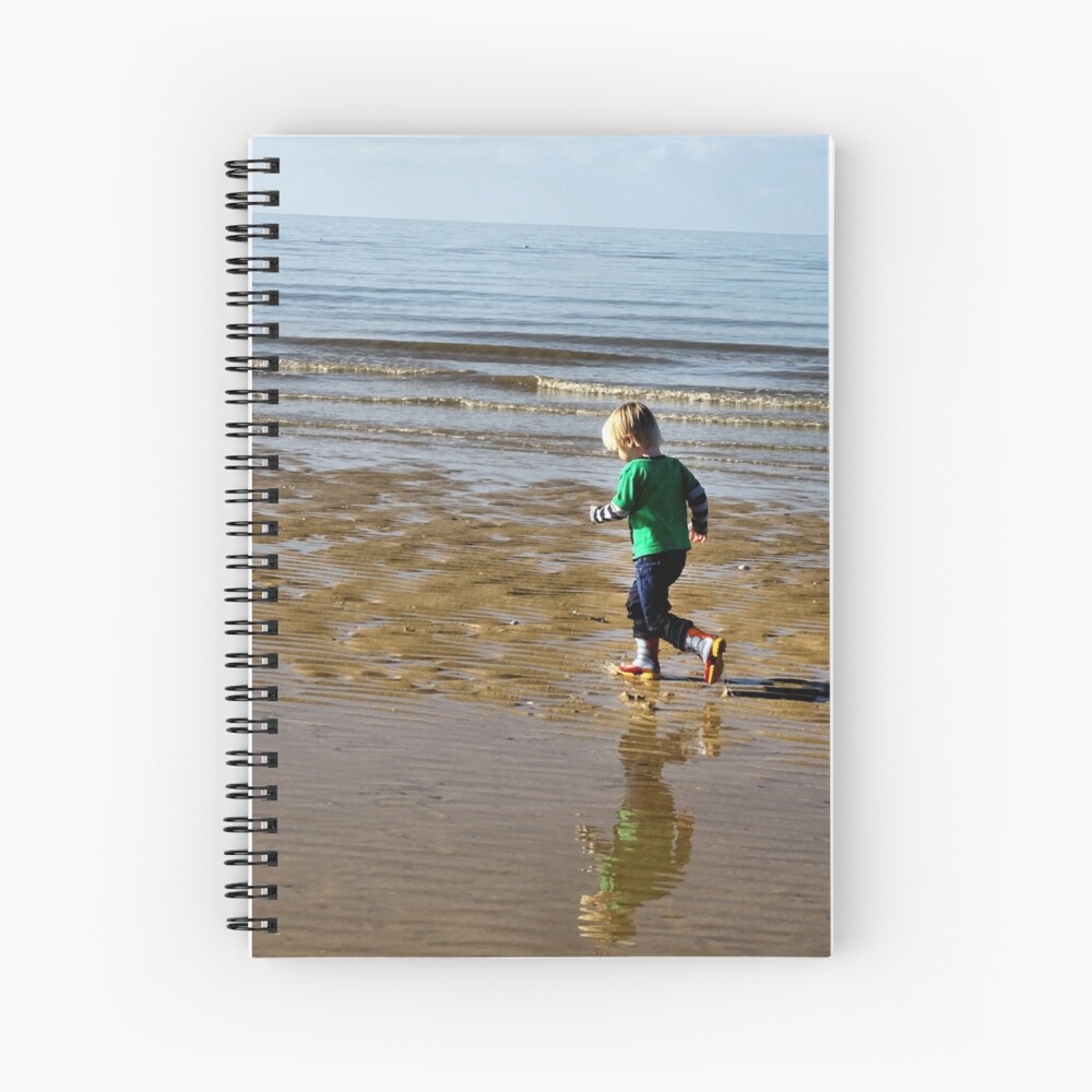 Shore run Spiral Notebook