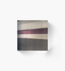 Simple Modern Kitchen Acrylic Block