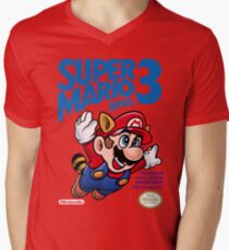 Mario 3 Men's V-Neck T-Shirt