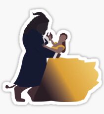 beauty and the beast Sticker