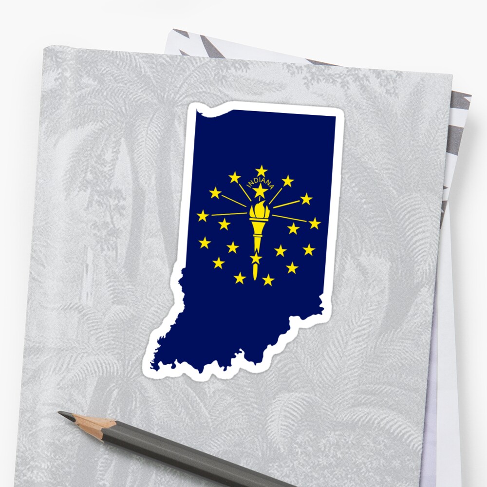 indiana-state-flag-map-sticker-by-limitlezz-redbubble