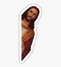 Pegatina Jesús está mirando Meme