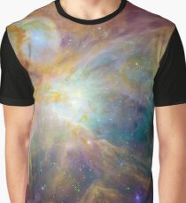 Orion Nebula Space Photograph Universe Galaxy Graphic T-Shirt