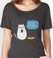 Wifi Cat Women's Relaxed Fit T-Shirt