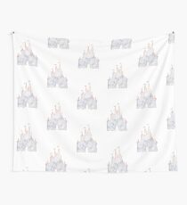 Schloss Marmor Silhouette Wandbehang
