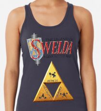 The Legend of Swelda: A Link to the Mass Racerback Tank Top