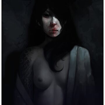 Artwork thumbnail, Portrait of Ikuko's Ghost by rudyfaber