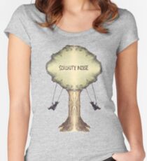 Camiseta entallada de cuello ancho Sorority Noise, Joy Departed Design