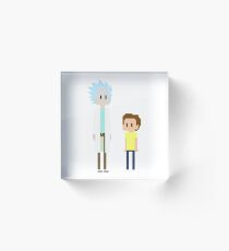 Rick and Morty Acrylic Block
