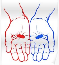 Red Pill or Blue Pill? The Matix Poster