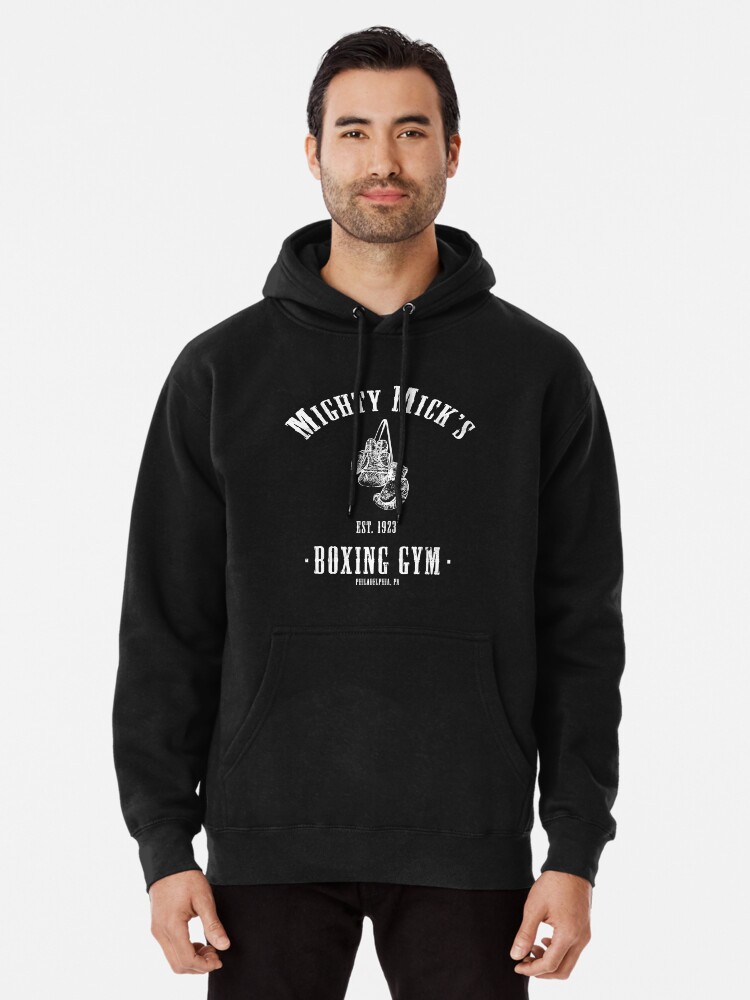 mighty mick's boxing sleeveless hoodie